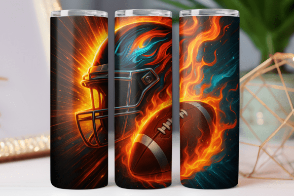 American Football Tumbler Wrap 20oz Art Review