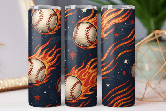 Baseball Tumbler Wrap 20oz Skinny Wrap Graphics Review