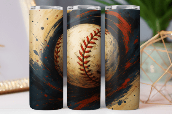 Baseball Tumbler Wrap: Graphics for Tumbler Wraps