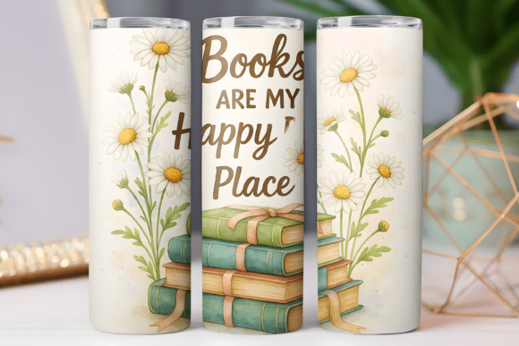 Book Lover Tumbler Wrap Graphics & Tumbler Wraps