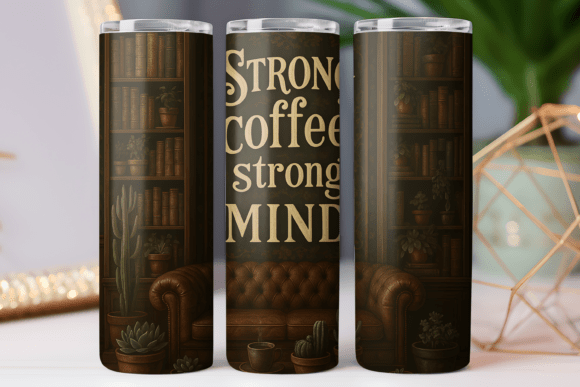 Coffee Tumbler Wrap 20oz Skinny: Graphics & Tumbler Wraps