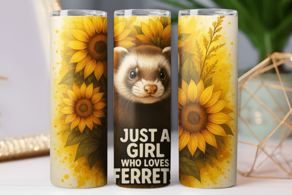 Ferret Lover Tumbler Wrap Graphics Review