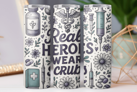 Funny Nurse Tumbler Wrap 20oz Skinny Png: Graphics & Tumbler Wraps Review