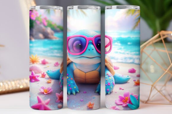 Funny Sea Turtle Tumbler Wrap: Graphics for Tumbler Wraps Reviewed