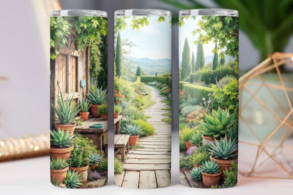 Garden Plant Tumbler Wrap: Graphics & Tumbler Wraps