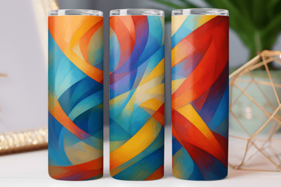 Geometric Pattern Tumbler Wrap Graphics Review