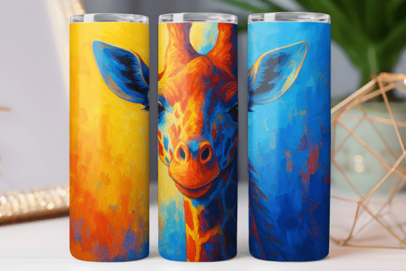 Giraffe Watercolor Animal Tumbler Wrap: Graphics & Tumbler Wraps Review