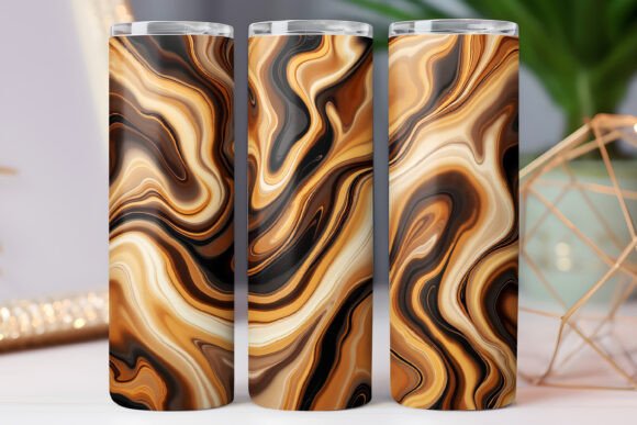 Golden Marble Pattern Tumbler Wrap 20oz Graphics Review