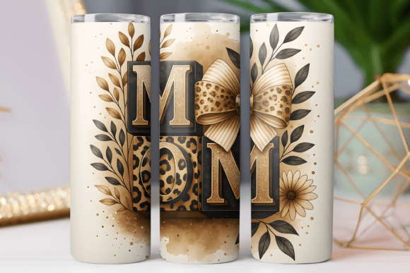 Mom Leopard Tumbler Wrap: Graphics for Modern Publishing