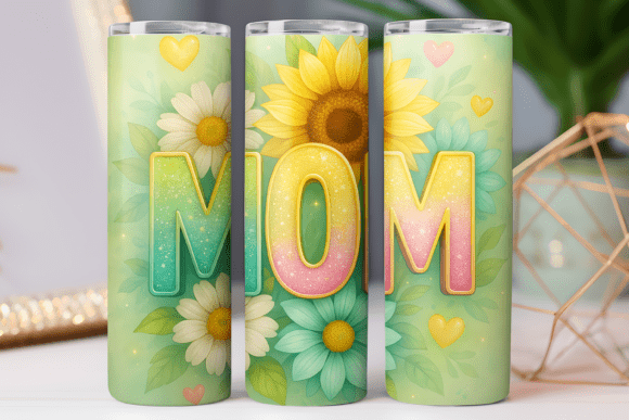 Mom Mother Day 20oz Tumbler Wrap Graphics