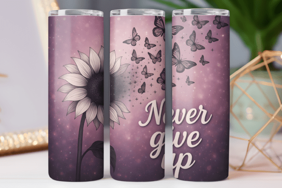 Motivation Tumbler Wrap Skinny 20oz PNG for Tumbler Wraps
