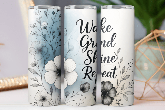 Motivational Tumbler Wrap 20oz Design: An Embroidery Perspective