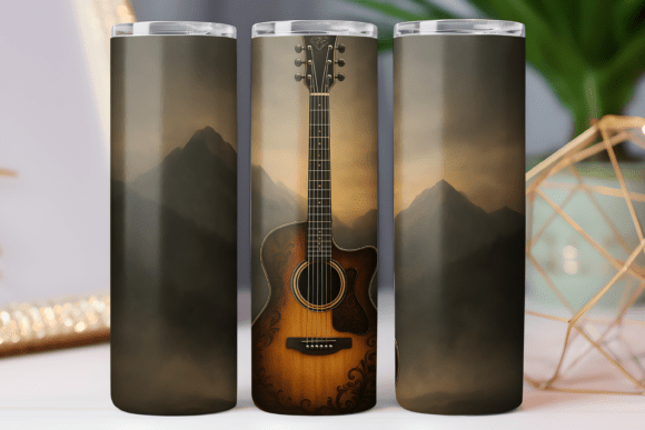 Music Tumbler Wrap Guitar Png Graphics & Tumbler Wraps Review