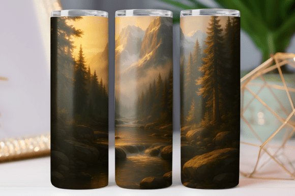 Outdoor Adventure Tumbler Wrap Graphics