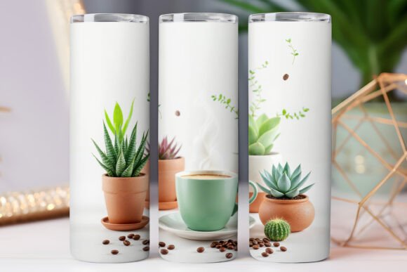 Plant Tumbler Wrap 20oz Skinny: Graphics & Tumbler Wraps