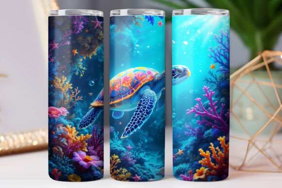 Sea Turtle Tumbler Wrap Reviewed for Embroidery Projects