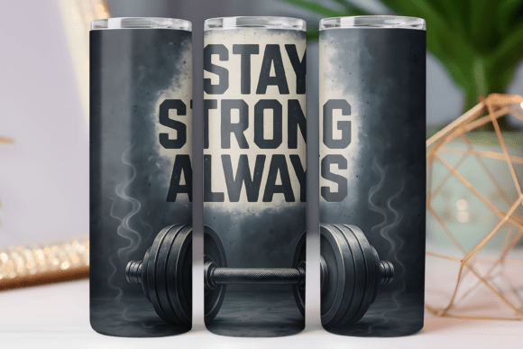 Strong Motivation Tumbler Wrap Skinny Graphics Review for Tumbler Wraps