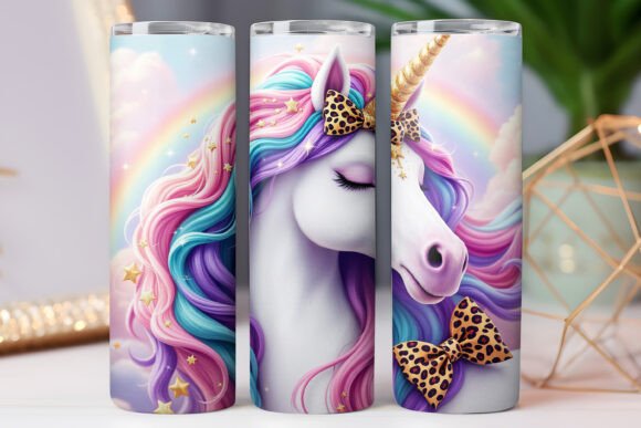 Unicorn Tumbler Wrap Graphics & Tumbler Wraps