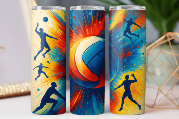 Volleyball Tumbler Wraps Graphics: Designer Review