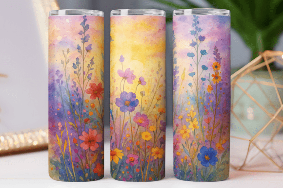 Wildflower Photo Tumbler Wraps Graphics Review